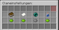 Claneinstellungen
